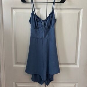 Blue romper, Blue, Medium, Lovely day